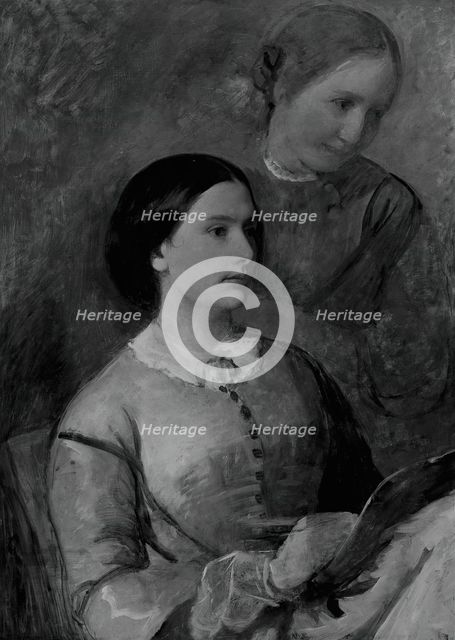 Double Portrait: Two Women, 1845/48. Creator: Unknown.