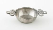 Double Ribbon-Handled Porringer, Netherlands, probably 1786. Creator: Unknown