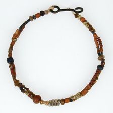 Double String of Beads, Coptic, 4th-7th century. Creator: Unknown