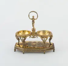 Double Salt (one of a pair), Paris, 1798/1809. Creators: Martin-Guillaume Biennais, Pierre-Benoît Lorillon