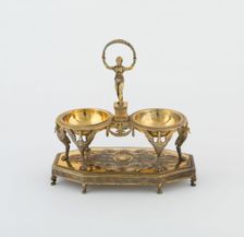 Double Salt (one of a pair), Paris, 1798/1809. Creators: Martin-Guillaume Biennais, Pierre-Benoît Lorillon