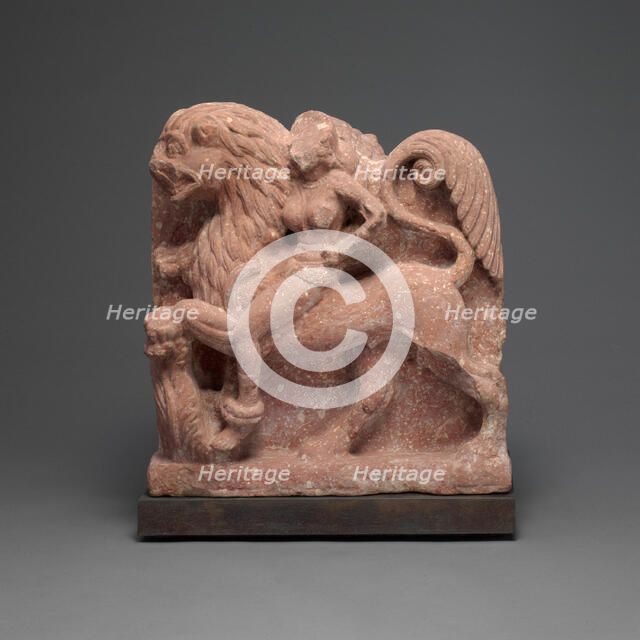 Double -Sided Capital with Female Figure Astride a Lion, c. 1st century A.D. Creator: Unknown.