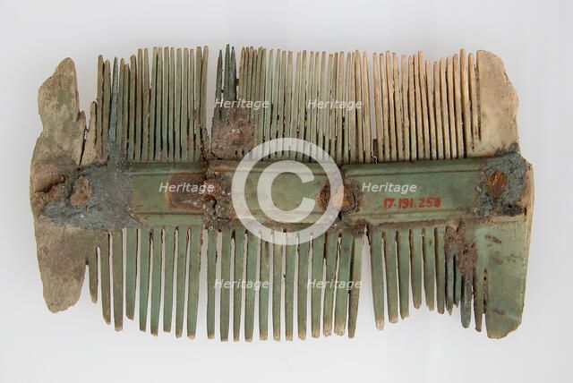 Double-Sided Comb, Frankish, 7th century. Creator: Unknown.