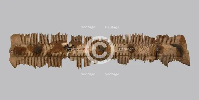 Double-Sided Comb, Frankish, 7th century. Creator: Unknown.