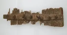 Double-Sided Comb, Frankish, 7th century. Creator: Unknown