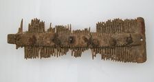Double-Sided Comb, Frankish, 7th century. Creator: Unknown