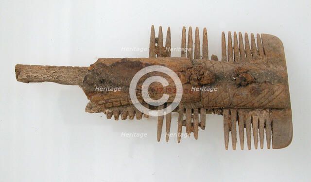 Double-Sided Comb, Frankish, 7th century. Creator: Unknown.