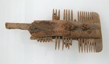 Double-Sided Comb, Frankish, 7th century. Creator: Unknown
