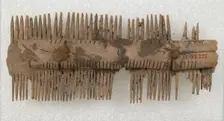 Double-Sided Comb, Frankish, 7th century. Creator: Unknown