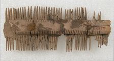 Double-Sided Comb, Frankish, 7th century. Creator: Unknown