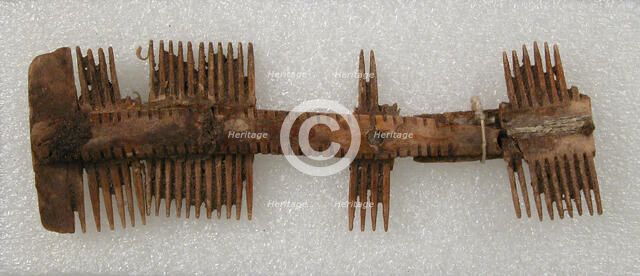 Double-Sided Comb, Frankish, 7th century. Creator: Unknown.