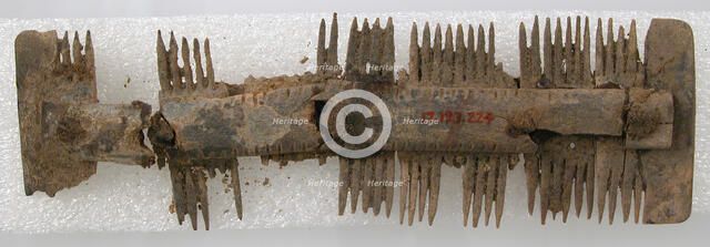 Double-Sided Comb, Frankish, 7th century. Creator: Unknown.
