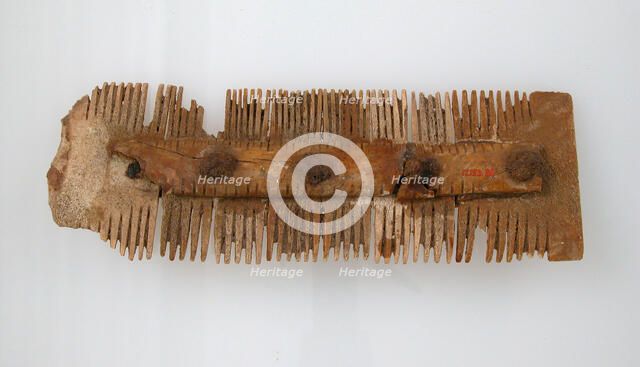 Double-Sided Comb, Frankish, 7th century. Creator: Unknown.