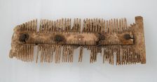 Double-Sided Comb, Frankish, 7th century. Creator: Unknown