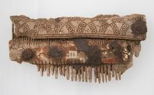 Double-Sided Comb, Frankish, 7th century. Creator: Unknown