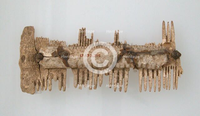Double-Sided Comb, Frankish, 7th century. Creator: Unknown.