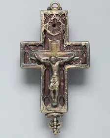 Double-Sided Pendant Reliquary Cross, Germany, cross: c600-c900; pendant: c1500, with later... Creator: Unknown