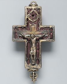 Double-Sided Pendant Reliquary Cross, Germany, cross: c600-c900; pendant: c1500, with later... Creator: Unknown