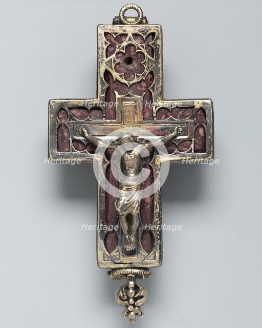 Double-Sided Pendant Reliquary Cross, Germany, cross: c600-c900; pendant: c1500, with later... Creator: Unknown.