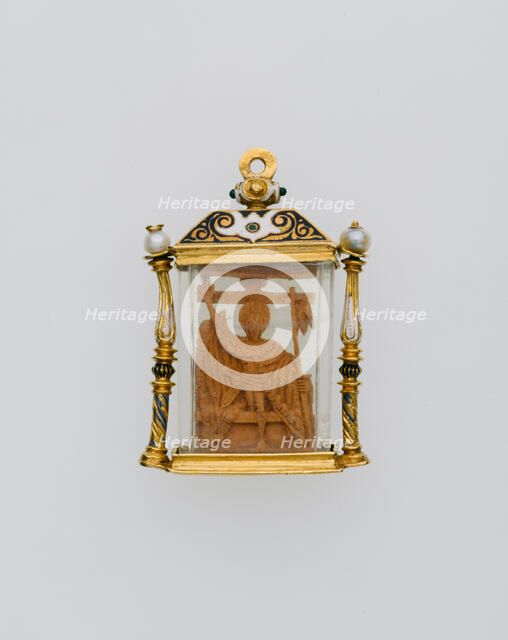 Double-Sided Pendant with the Deposition and the Resurrection, Spain, 16th century. Creator: Unknown.