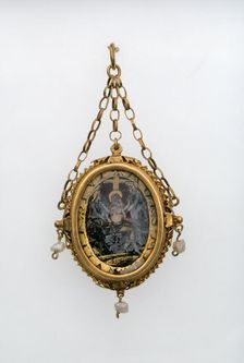 Double-Sided Pendant with the Presentation in the Temple and the Resurrection, c1575-c1625. Creator: Unknown