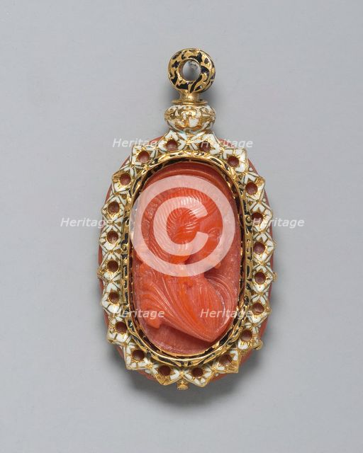 Double-Sided Pendant with the Virgin and Christ, Italy, 18th century. Creator: Unknown.