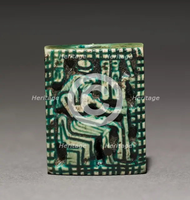 Double-Sided Plaque Amulet, 1069-715 BC. Creator: Unknown.