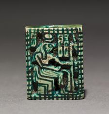 Double-Sided Plaque Amulet, 1069-715 BC. Creator: Unknown