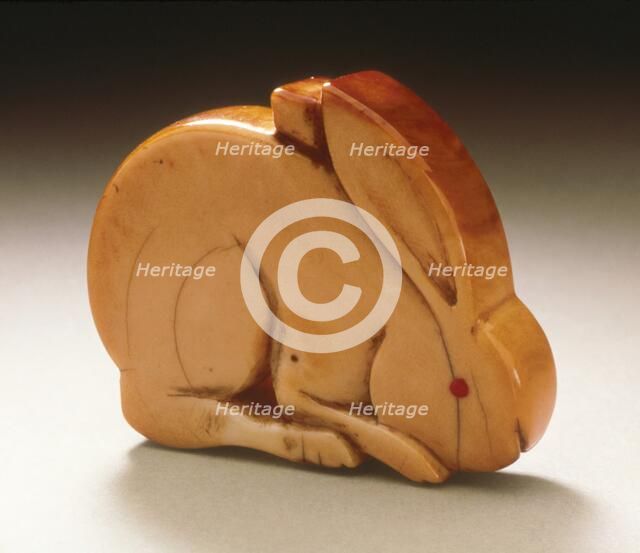 Double-Sided Rabbit, 19th century. Creator: Unknown.