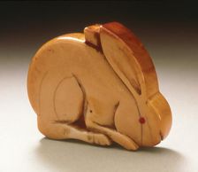 Double-Sided Rabbit, 19th century. Creator: Unknown