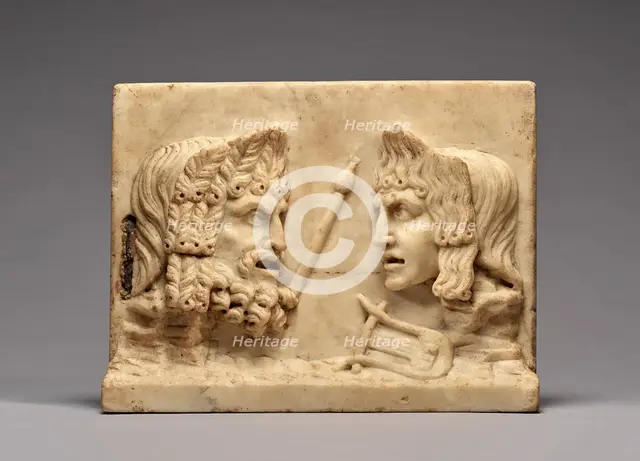 Double-Sided Relief with Theater Masks, 1st century A.D. Creator: Unknown.