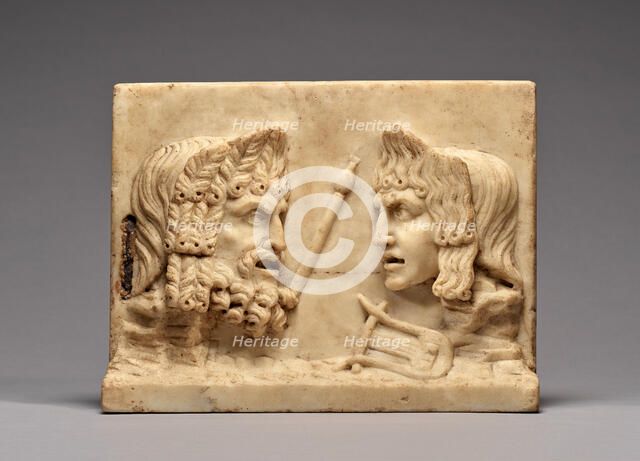 Double-Sided Relief with Theater Masks, 1st century A.D. Creator: Unknown.