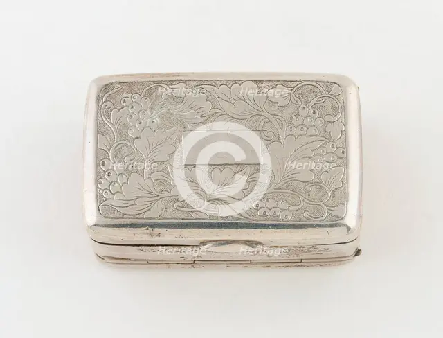 Double-Sided Vinaigrette, China, c. 1850. Creator: Unknown.