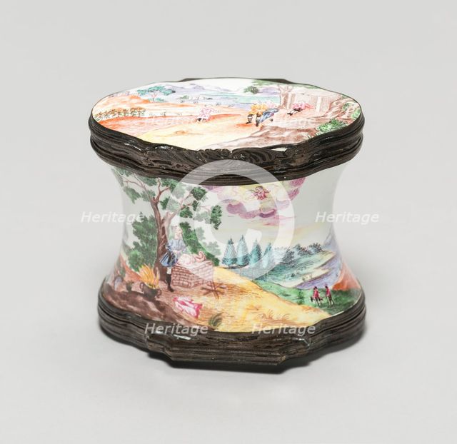 Double Snuff Box, Augsburg, c. 1735. Creator: Unknown.