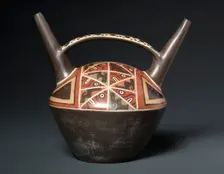 Double-Spouted Vessel, 500-900. Creator: Unknown