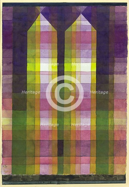 Double Tower, 1923. Creator: Klee, Paul (1879-1940).