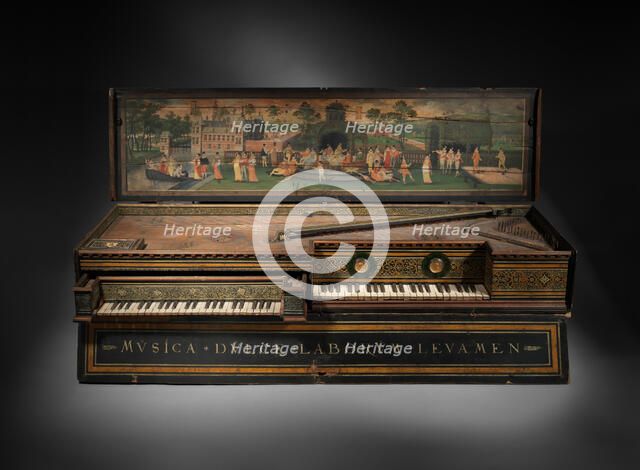 Double Virginal, 1581. Creator: Hans Ruckers the Elder.