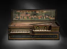 Double Virginal, 1581. Creator: Hans Ruckers the Elder