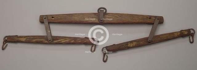 Doubletree harness owned by the Lyles family, 1880s - 1890s. Creator: Unknown.