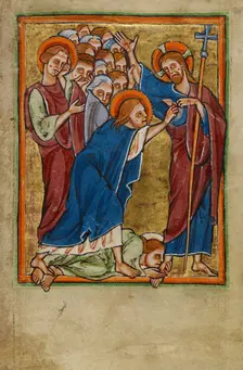 Doubting Thomas, about 1190-1200. Creator: Unknown