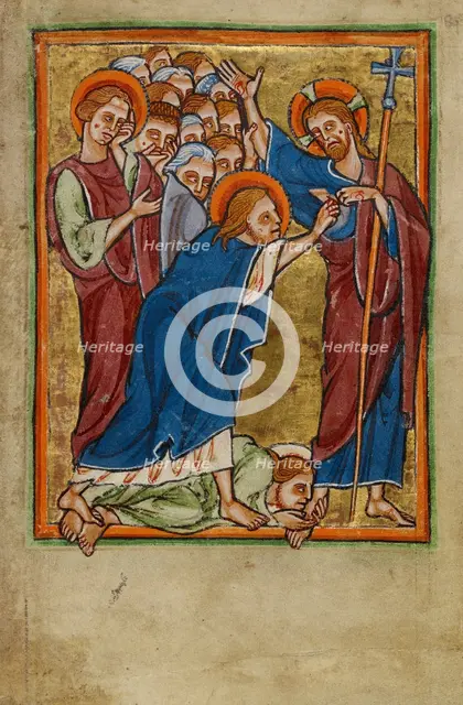 Doubting Thomas, about 1190-1200. Creator: Unknown.