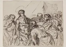 Doubting Thomas, between late 18th and early 19th century. Creator: Francois-Xavier Fabre