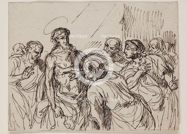 Doubting Thomas, between late 18th and early 19th century. Creator: Francois-Xavier Fabre.