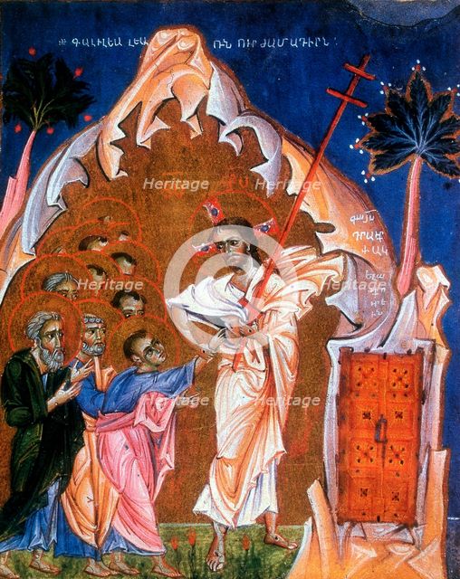 'Doubting Thomas', c1268. Artist: T'oros Roslin