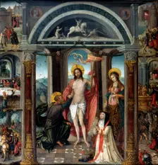 Doubting Thomas putting his hand into Christ's wounds