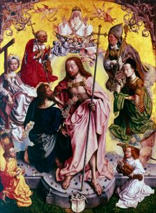 Doubting Thomas placing his hand into Christ's wound, c1499. Artist: Master of the altarpiece of St Bartholomew