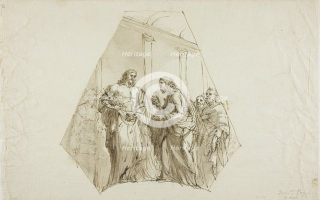 Doubting Thomas (Spandrel Design), n.d. Creator: Domenico Pozzi.