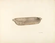 Dough Bowl, c. 1940. Creator: Jesus Pena