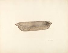 Dough Bowl, c. 1940. Creator: Jesus Pena