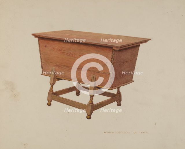 Dough Bin, c. 1939. Creator: William H Edwards.